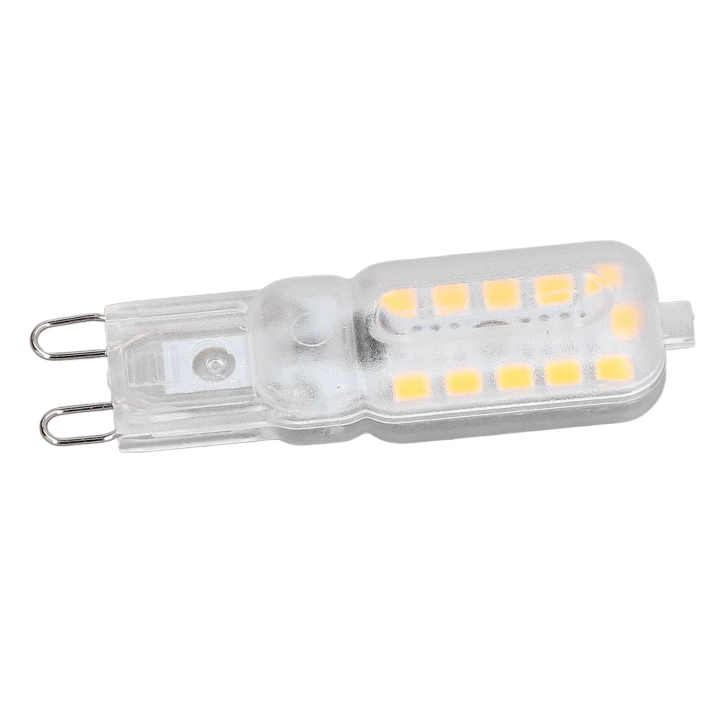6pcs G9 LED Bulb 5W Transparent Cover 22LED Dimmable G9 Light Bulb for Ceiling Light Wall Light Table Light Natural White 220-240V