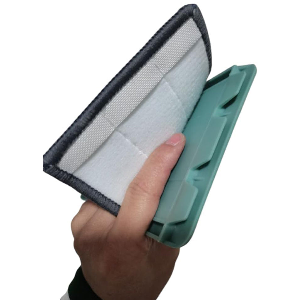 Wet or Dry Usage Hands-Free Mopping System with Bucket and Microfiber Pads