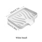 Free Punch Silicone Drain Soap Box Anti-slip Sink Tray