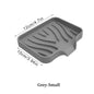 Free Punch Silicone Drain Soap Box Anti-slip Sink Tray