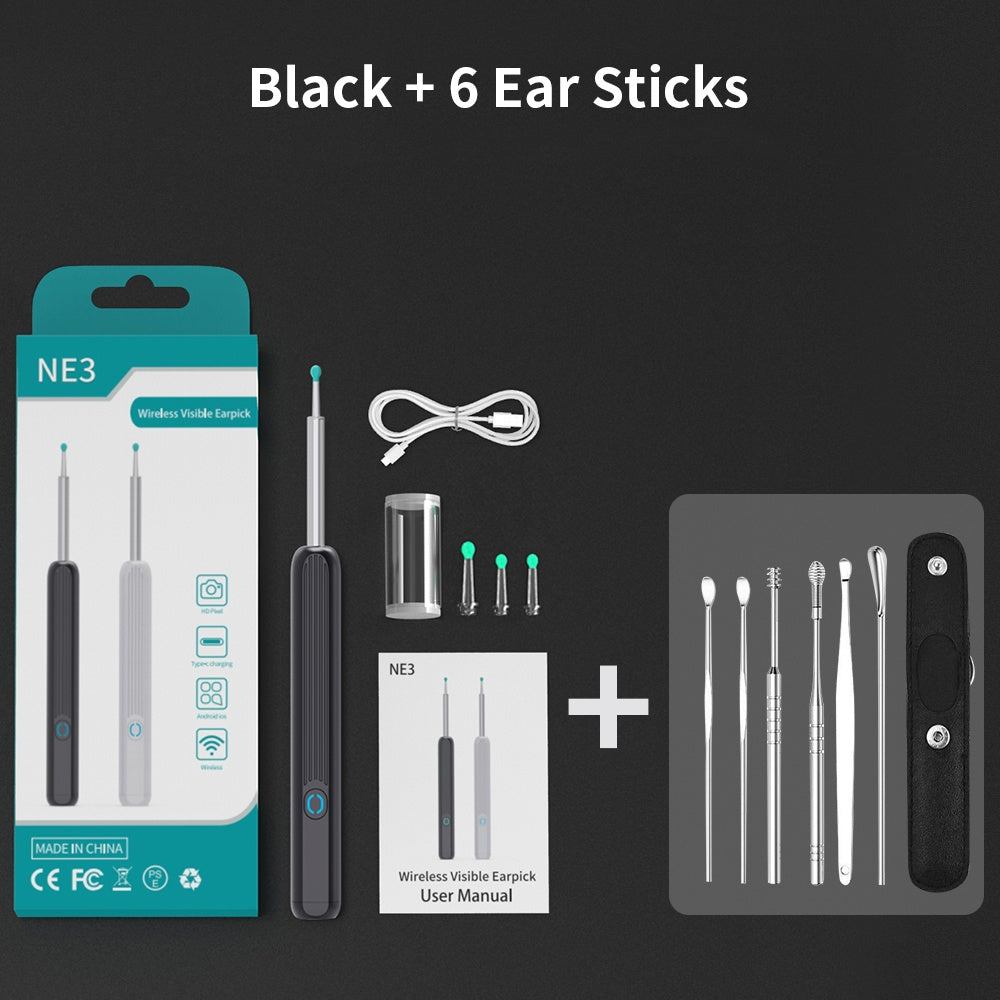 Wireless Smart Visual Ear Cleaner Otoscope