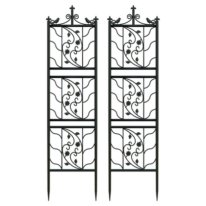 Metal Garden Trellis Tall Plant Climbing Lattice Fence