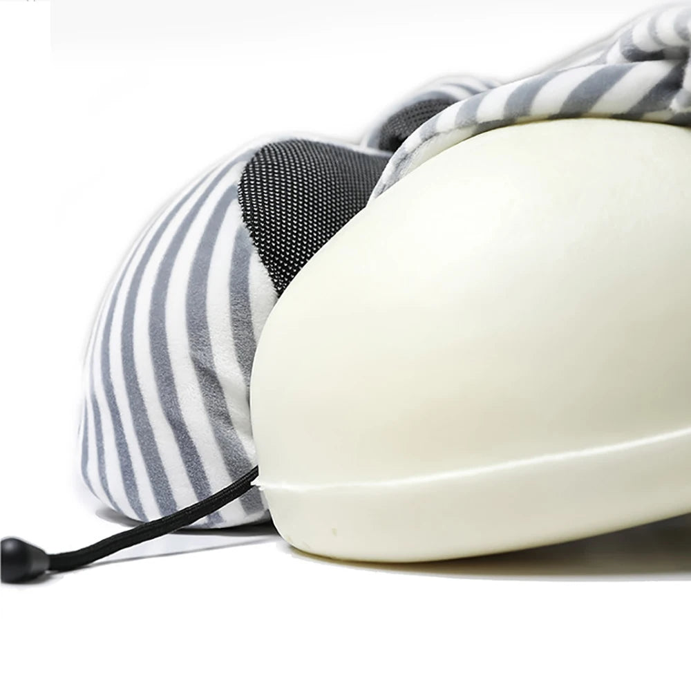 Soft Travel Pillow U Shaped Travel Memory Foam Neck Cushion
