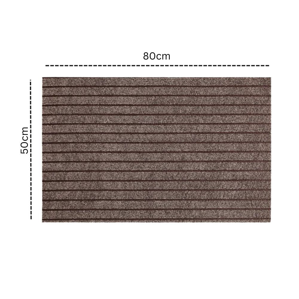 Modern Minimalist Square Floor Mat Durable Non Slip Indoor Outdoor Use