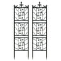 Metal Garden Trellis Tall Plant Climbing Lattice Fence for Vegetables and Flowers