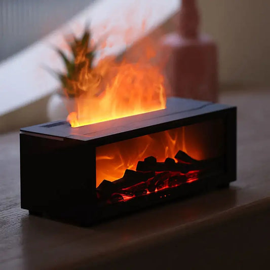 Aroma Humidifier Flame Essential Oil Diffuser Air Humidifier Aromatherapy