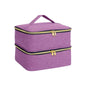 Portable Nail Polish Organizer Handheld Double Layer