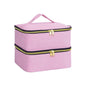 Portable Nail Polish Organizer Handheld Double Layer