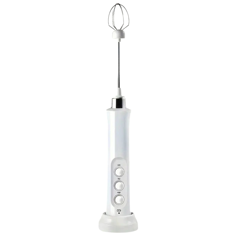 Rechargeable Electric Milk Frother 3 In 1 Handheld Coffee Mixer