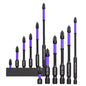 6/12 Pcs Magnetic Screwdriver Bits Non-slip Shockproof Phillips Impact Bits