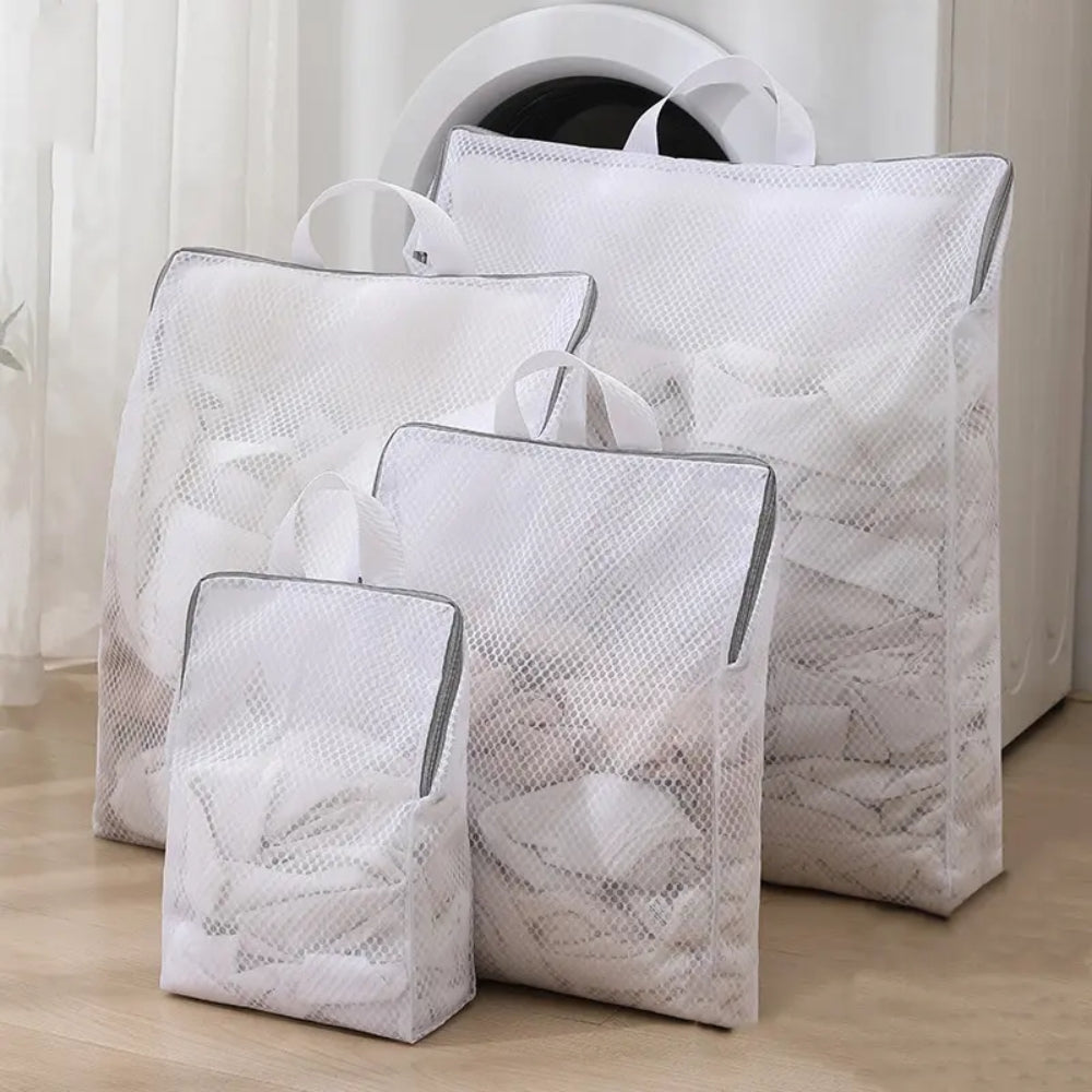 Reusable Mesh Laundry Bag for Washing Delicates and Clothing Care