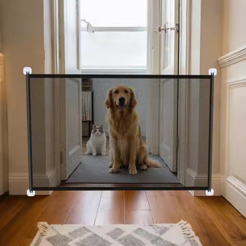 Pet Isolated Network Stairs Gate Safety Breathable Mesh Playpen