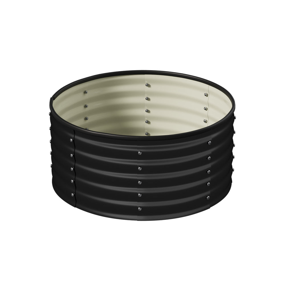 Round Galvanized Steel Garden Bed