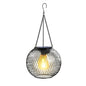 Solar Lantern Outdoor Waterproof Retro Iron Art Decoration Lighting