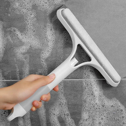 3 in 1 Squeegee Multifunctional Glass Cleaning Tool with Spray Bottle