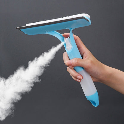 3 in 1 Squeegee Multifunctional Glass Cleaning Tool with Spray Bottle