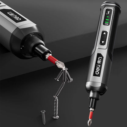 Cordless Rechargeable Electric Screwdriver Set Household Maintenance Repair