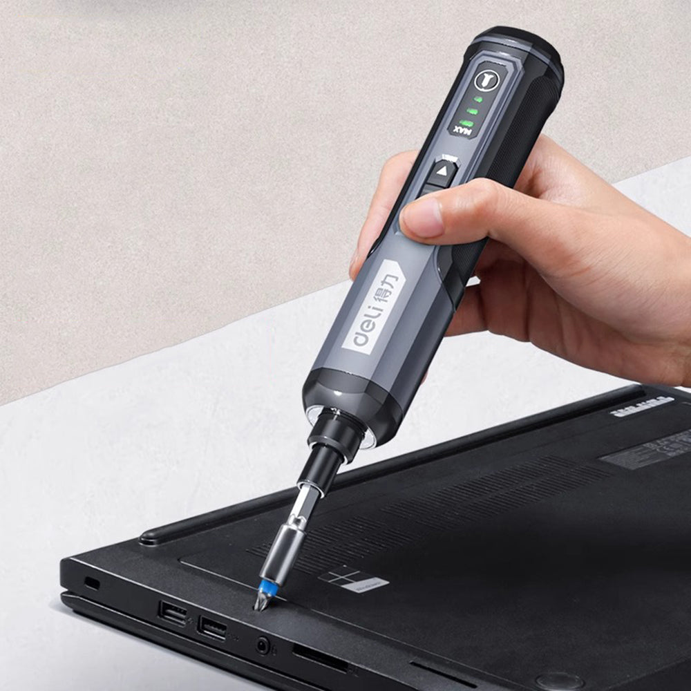 Cordless Rechargeable Electric Screwdriver Set Household Maintenance Repair