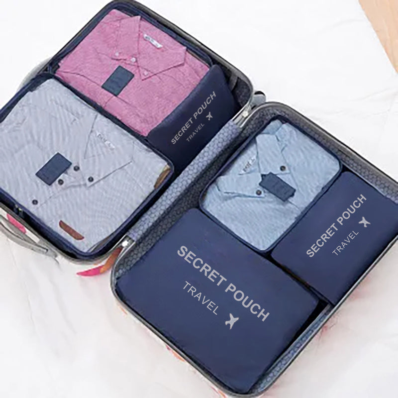 6-Piece Waterproof Travel Storage Bags