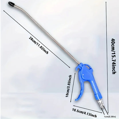 High Flow Air Blower Gun for Compressor with Angled Bent Nozzle