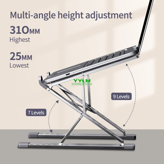 Portable Laptop Stand Adjustable Cooling Notebook Holder