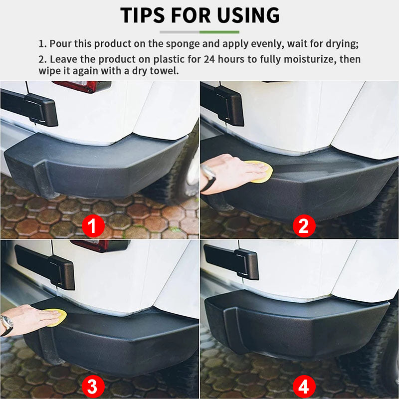 Car Plastic Restorer Back To Black Gloss Leather Restore