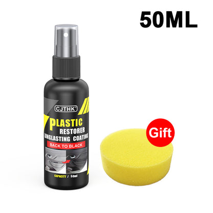 Car Plastic Restorer Back To Black Gloss Leather Restore