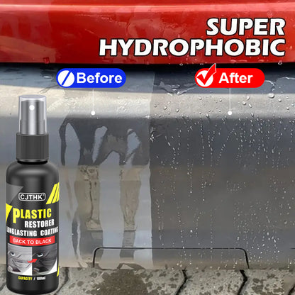 Car Plastic Restorer Back To Black Gloss Leather Restore