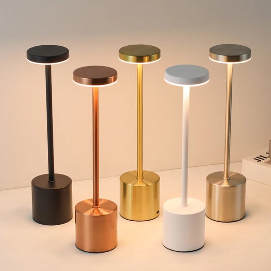 Rechargeable Sensor LED Table Lamp 3 Colors Adjustable Bedside Creative Ambient Light