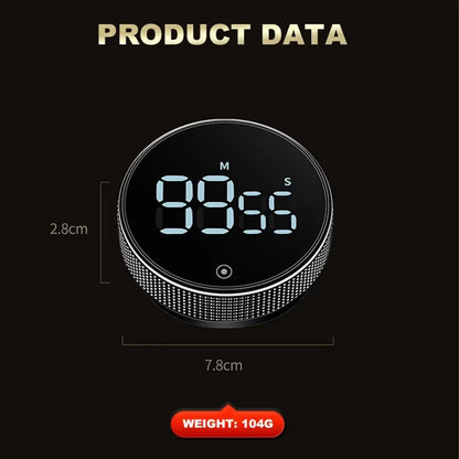 Magnetic Kitchen Digital Timer Mechanical Cooking Stopwatch