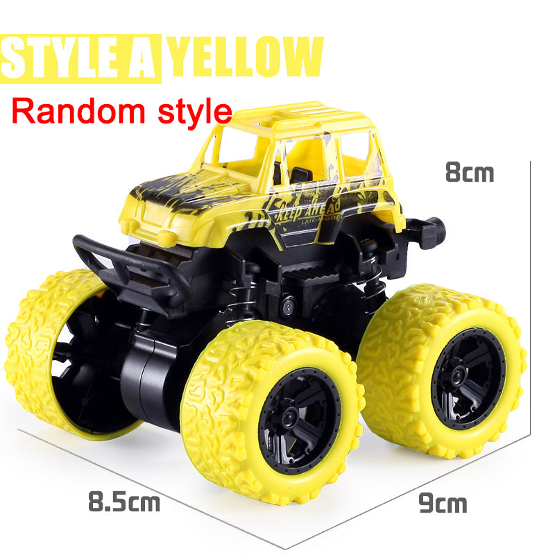 Inertial Rotation Power Pull Back Toy Car