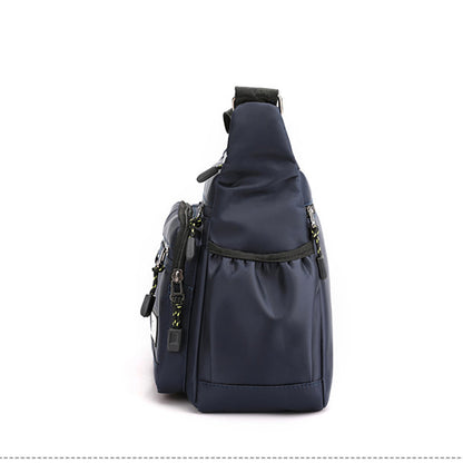 Men's Casual Multi-layer Pocket Fashion Single Shoulder Crossbody Messenger Bag