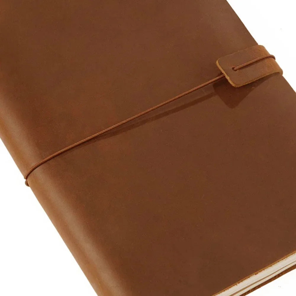 Handmade Vintage Cowhide Diary Journal Sketchbook Planner