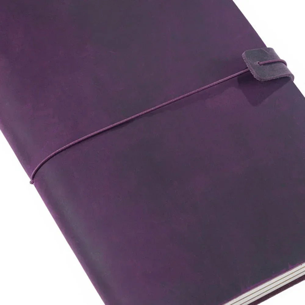 Handmade Vintage Cowhide Diary Journal Sketchbook Planner