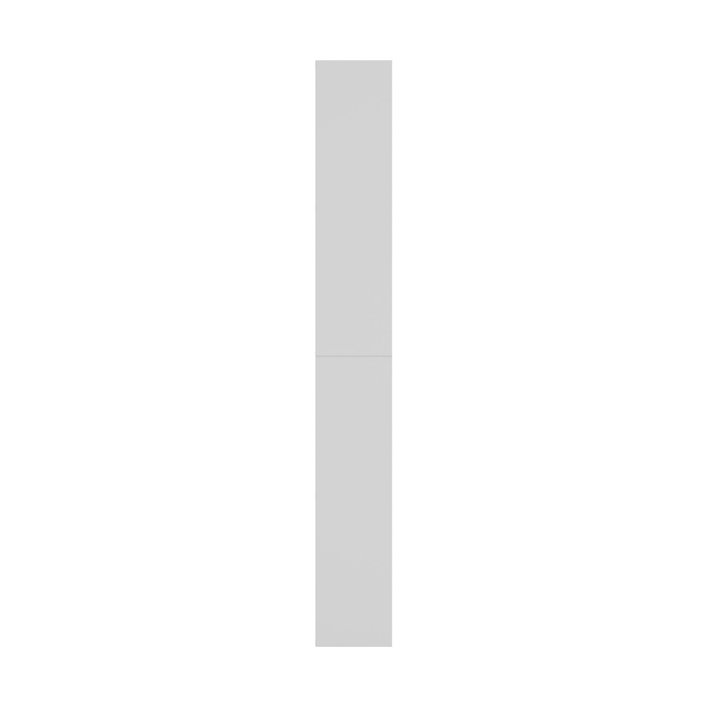 White Bookshelf Display Shelf Media Storage Rack