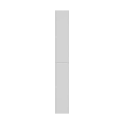 White Bookshelf Display Shelf Media Storage Rack