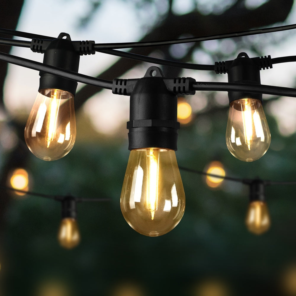 30M Waterproof LED Festoon String Lights