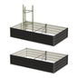 2pcs Galvanized Garden Bed Planter Box Stand