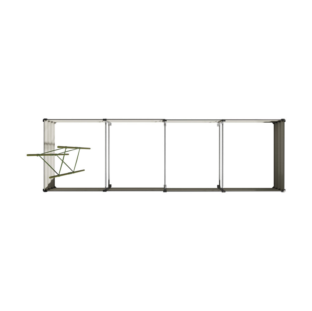 2pcs Galvanized Garden Bed Planter Box Stand