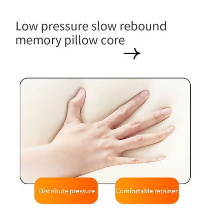 Knitted Fabric Polyurethane Slow Rebound Memory Foam Pillow