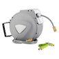 Water Hose Reel 20M Retractable Auto Rewind Garden Brass Spray Gun