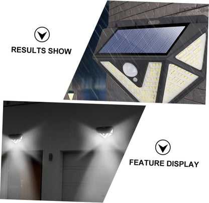 2-Pack Solar LED Motion Sensor Wall Light: Dusk-to-Dawn Outdoor Lighting for Aussie Gardens, Fences & Patios