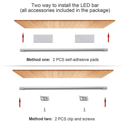 LED Motion Sensor Cabinet Light,2 Pack USB Powered Closet Night Light,20 inch Under Counter Lighting Kit with Automatic Shut Off Timer for Kitchen Pantry Wardrobe Cupboard (Natural White 4000K)