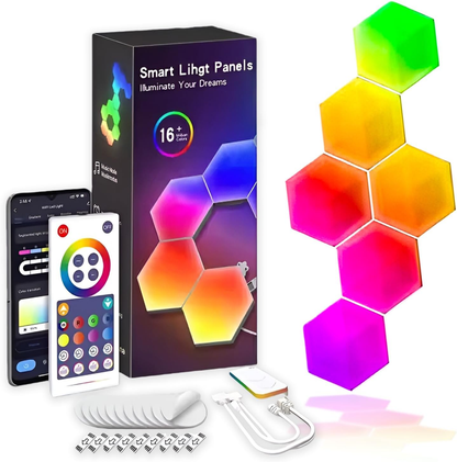 6-pack-hexagon-led-wall-lights-smart-rgb-honeycomb-lights-with-app-voice-control-music-sync-modular-led-panels-for-gaming-room-bedroom-home-theater-decor
