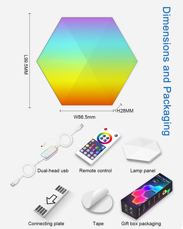 6-pack-hexagon-led-wall-lights-smart-rgb-honeycomb-lights-with-app-voice-control-music-sync-modular-led-panels-for-gaming-room-bedroom-home-theater-decor