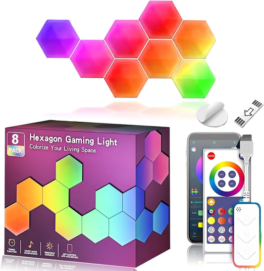 8-pack-hexagon-led-wall-lights-smart-rgb-honeycomb-lights-with-app-voice-control-music-sync-modular-led-panels-for-gaming-room-bedroom-home-theater-decor