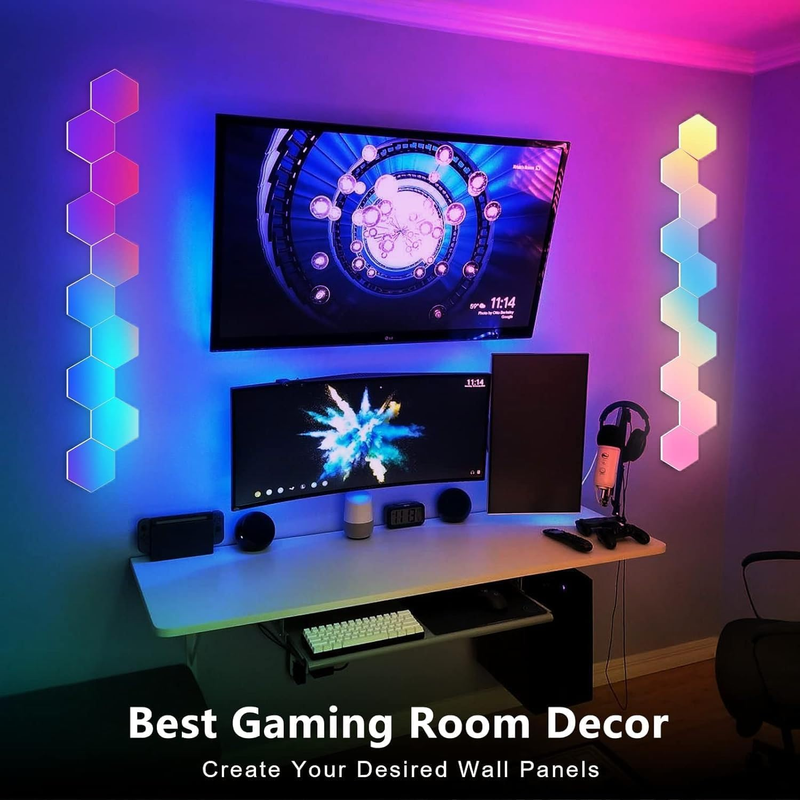 10-pack-hexagon-led-wall-lights-smart-rgb-honeycomb-lights-with-app-voice-control-music-sync-modular-led-panels-for-gaming-room-bedroom-home-theater-decor