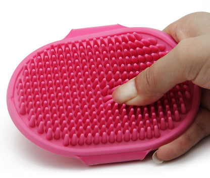 Pet Hair Remover - 2 Pieces - Cat Comb - Pet Hair Remover - Pet Grooming Gloves - Pet Silent Hair Removal Gloves - Dog Brush - Cat Brush - Reusable - For Small, Medium and Large Pets - Blue+Pink