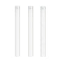 (White, 3-pack) Cabinet lighting with motion sensor, rechargeable LED wardrobe light, battery-powered wireless magnetic light
