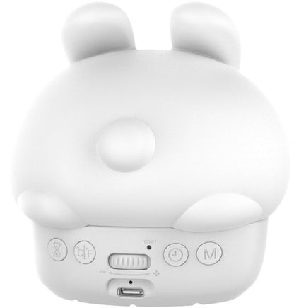 Children's night light - table lamp for bedroom - cute rabbit shape - cartoon bedside lamp - baby night light (pink)